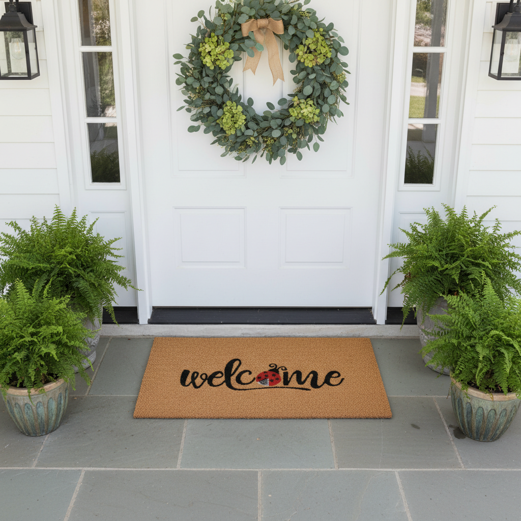 Welcome Ladybug Doormat