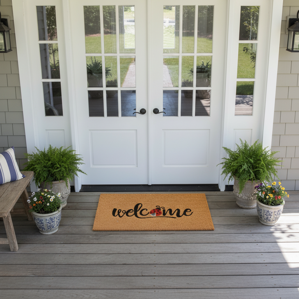 Welcome Ladybug Doormat
