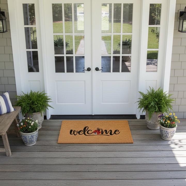 Welcome Ladybug Doormat