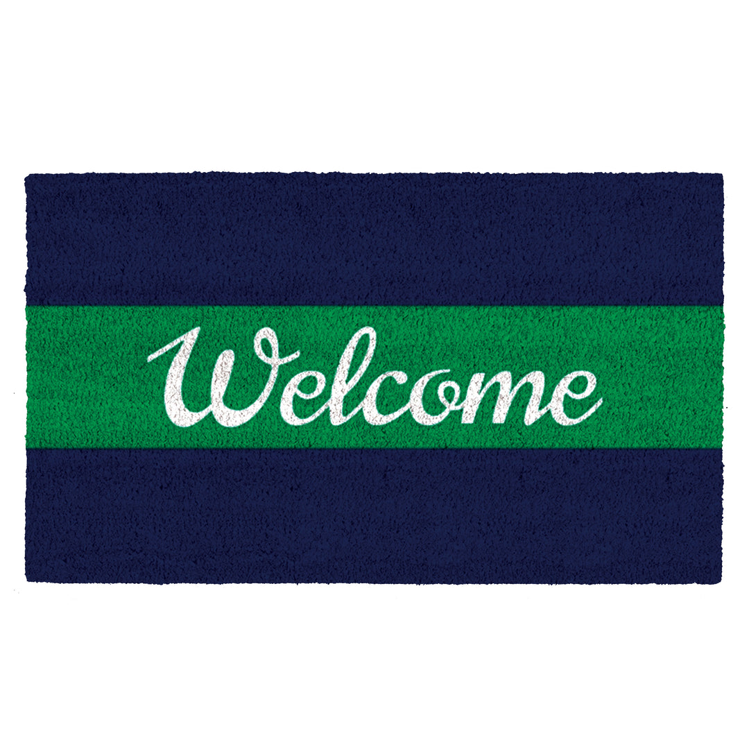Welcome Stripe Doormat