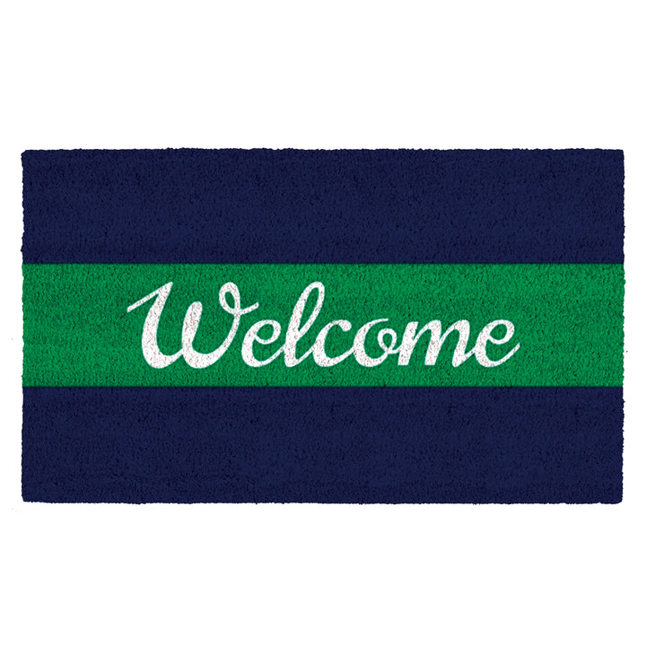 Welcome Stripe Doormat