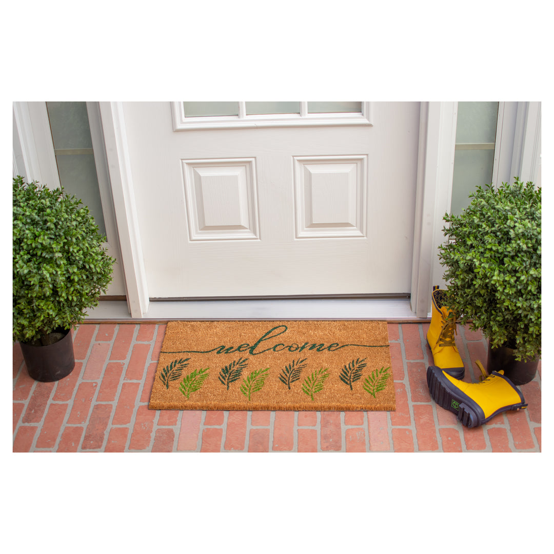 Fern Welcome Doormat 17"x29"