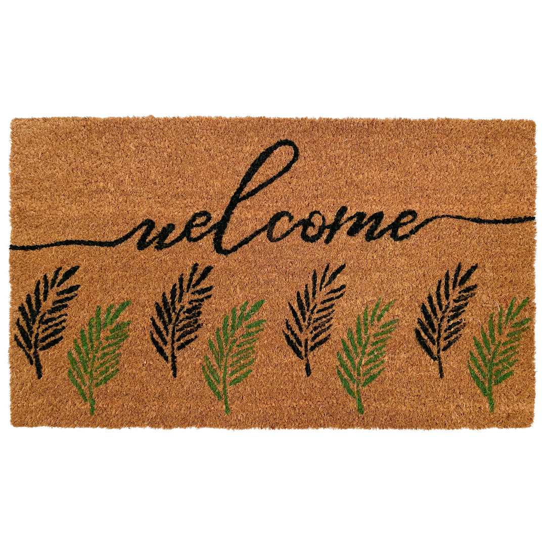 Fern Welcome Doormat 17"x29"
