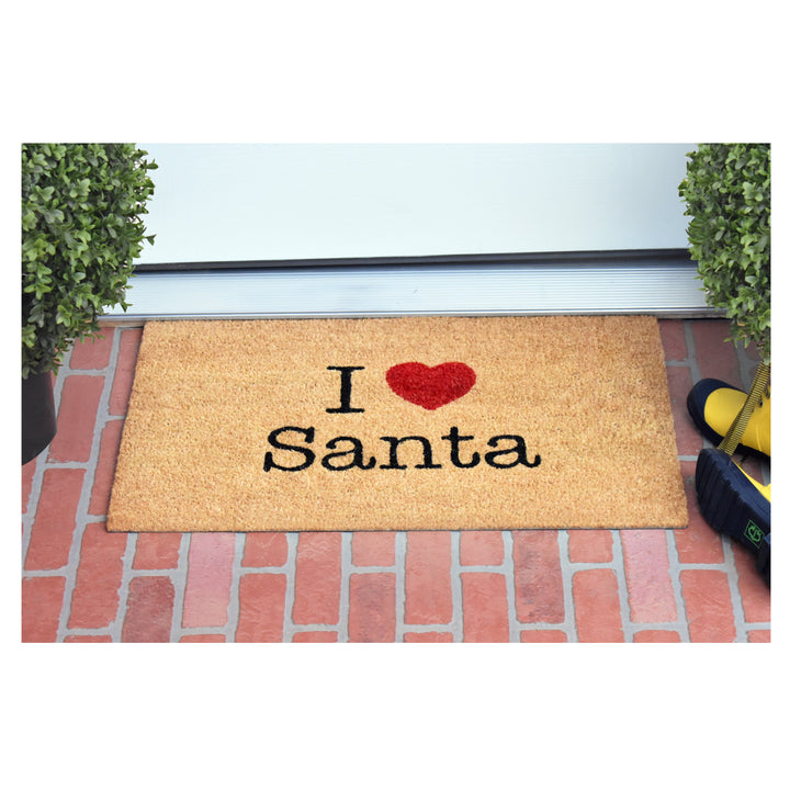 Love Santa Doormat 17"x29"