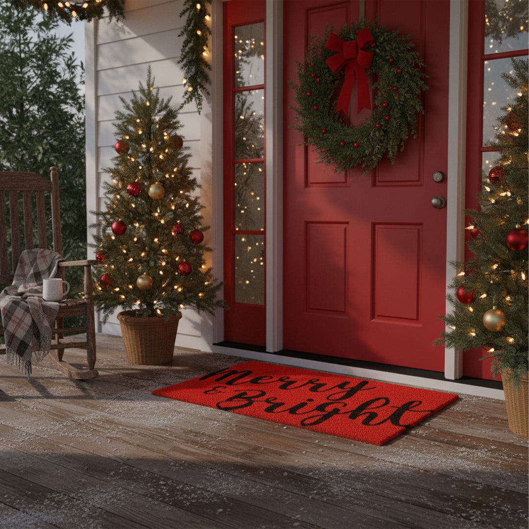 Merry & Bright Doormat