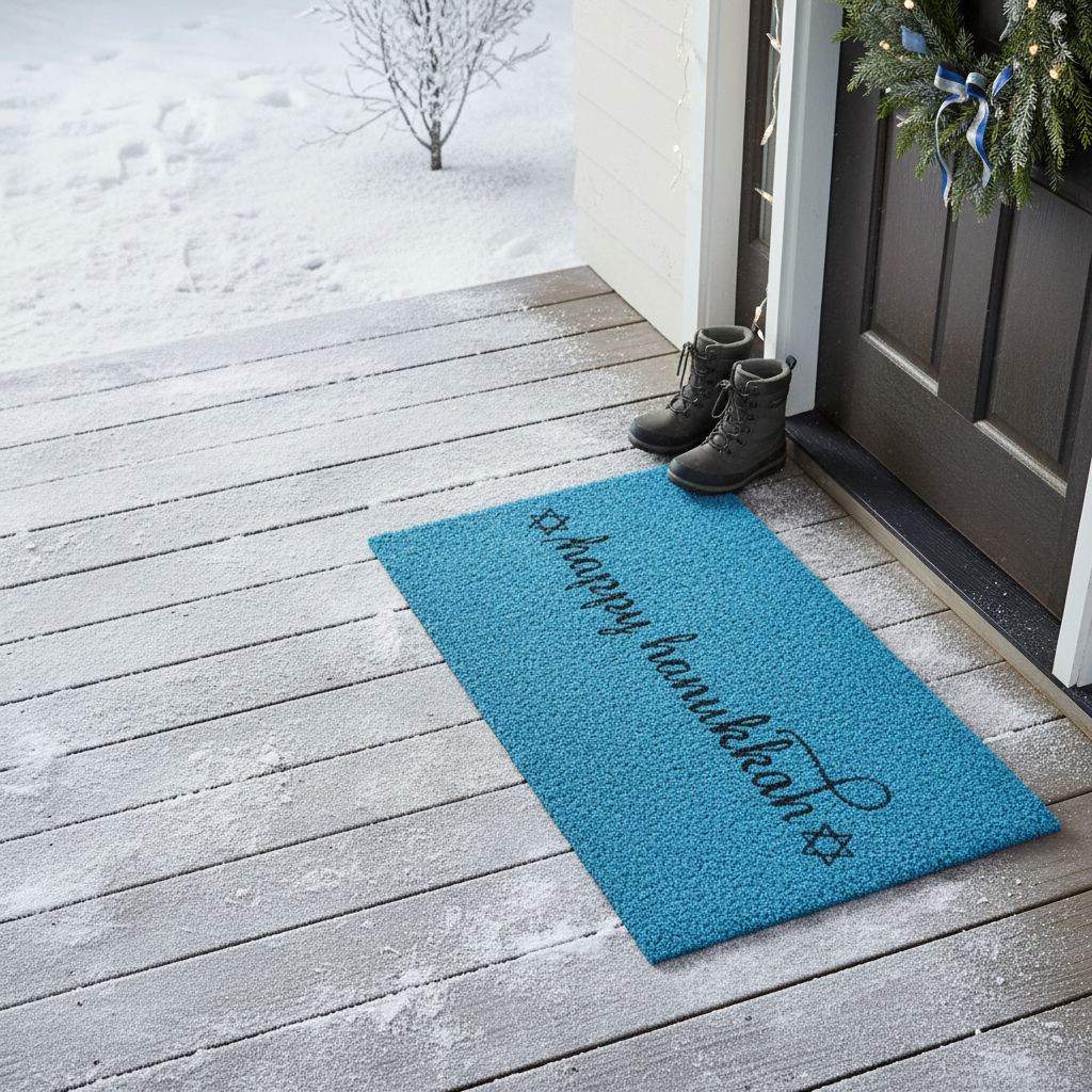 Happy Hanukkah Doormat