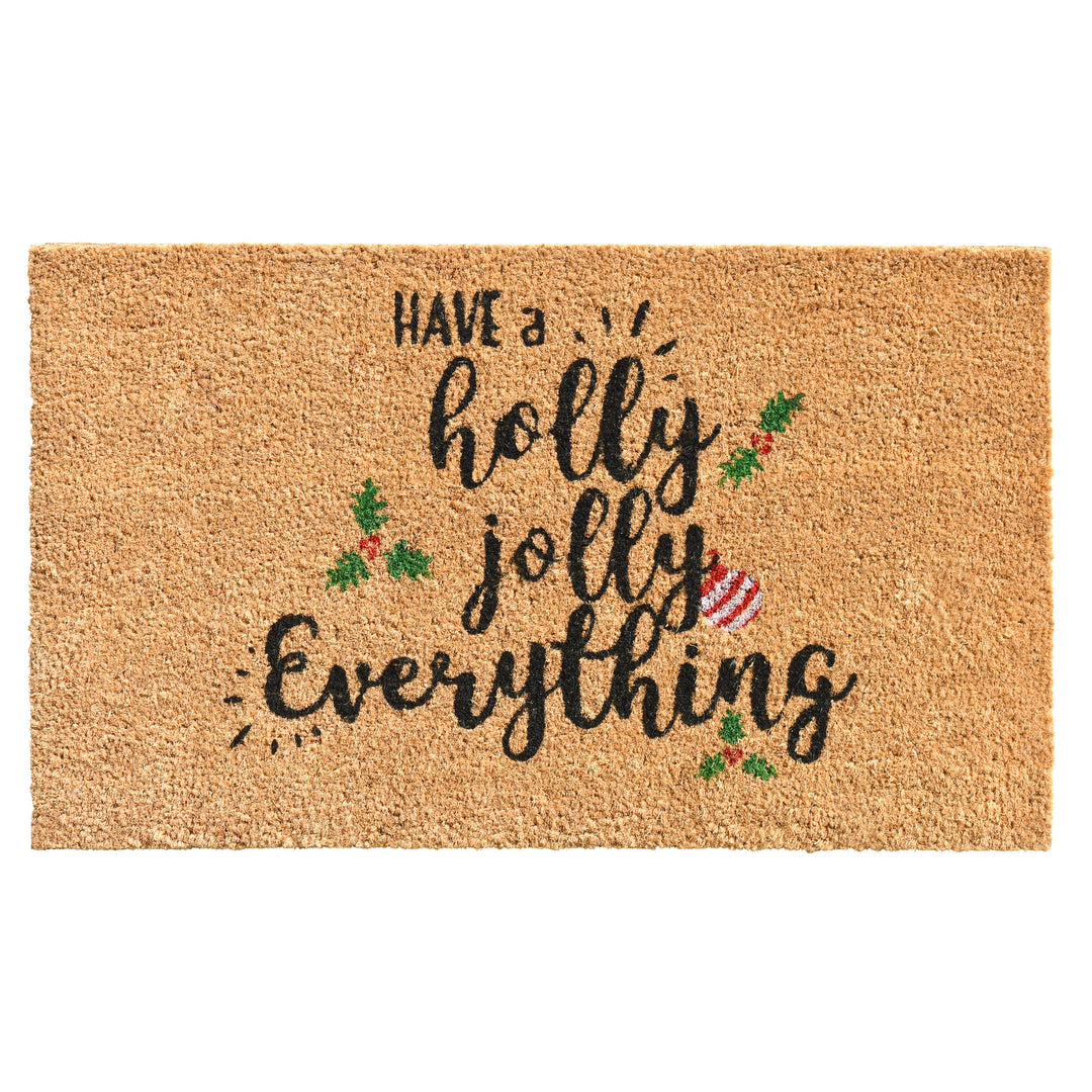 Holly Jolly Doormat 24"x36"