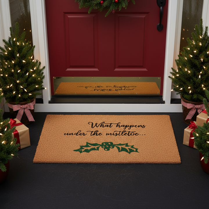 Mistletoe Doormat