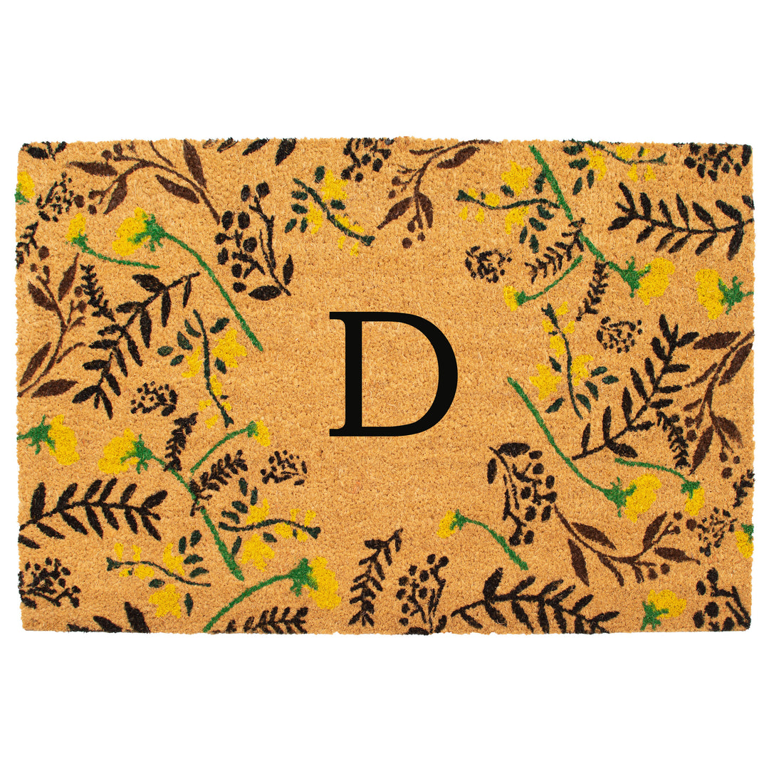Lily Bliss Monogram Doormat 24"x36" / D