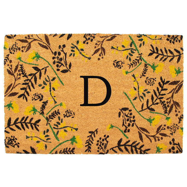 Lily Bliss Monogram Doormat 24"x36" / D