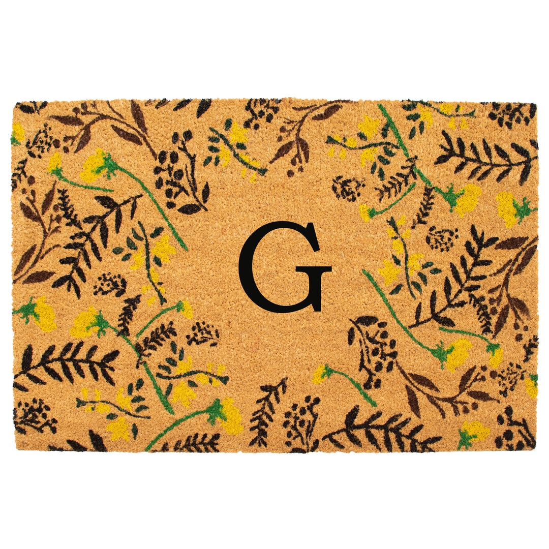 Lily Bliss Monogram Doormat 24"x36" / G