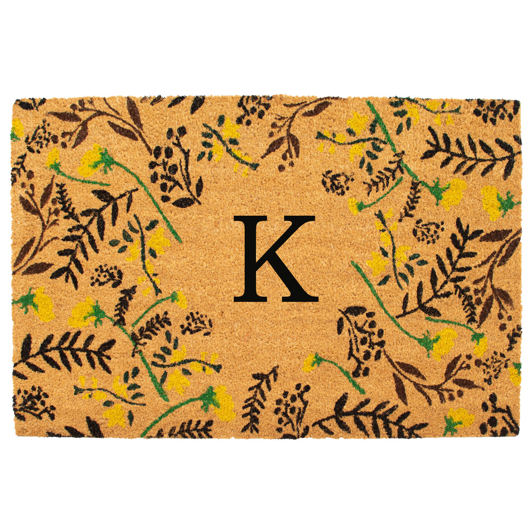 Lily Bliss Monogram Doormat 24"x36" / K