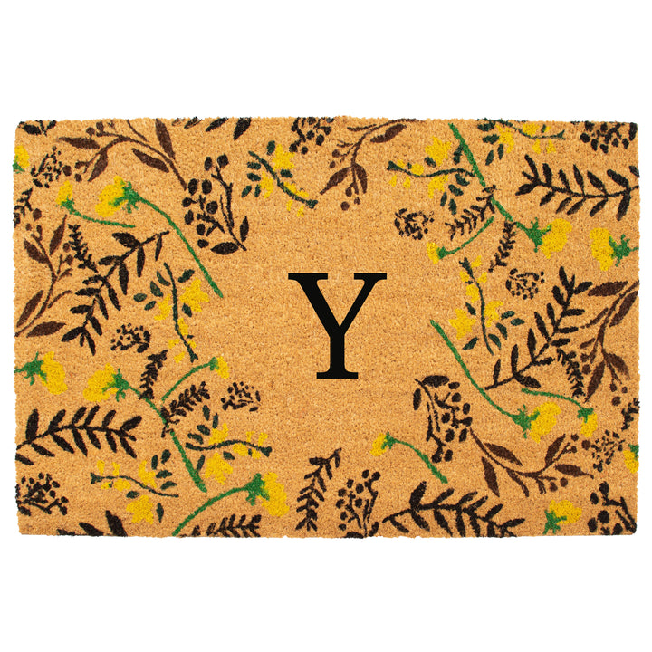 Lily Bliss Monogram Doormat 24"x36" / Y