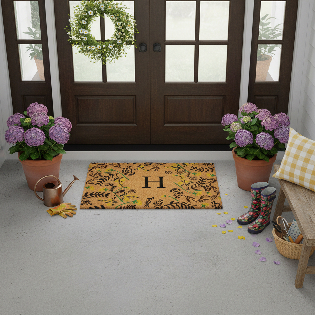 Lily Bliss Monogram Doormat