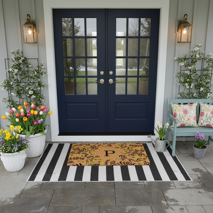 Lily Bliss Monogram Doormat