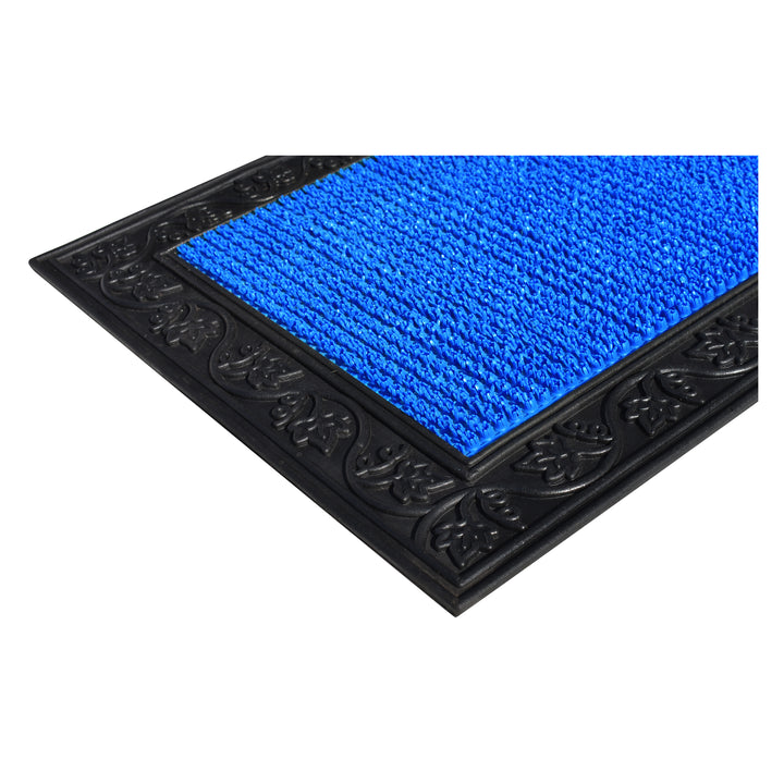 Tracscraper Blue Poly/Rubber Doormat 18"x30"