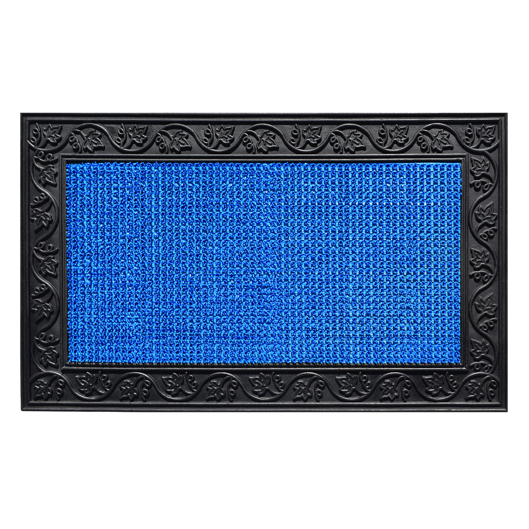 Tracscraper Blue Poly/Rubber Doormat 18"x30"