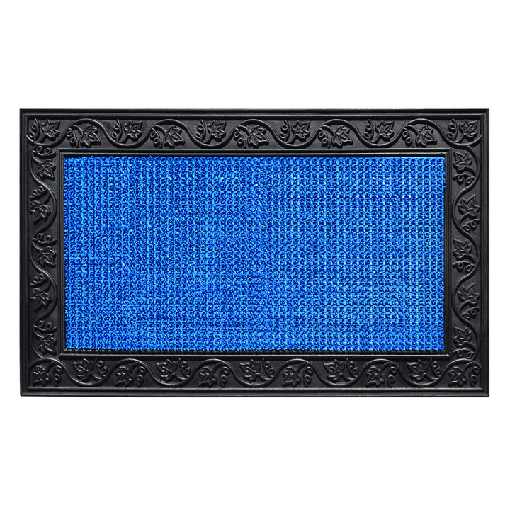 Tracscraper Blue Poly/Rubber Doormat 18"x30"