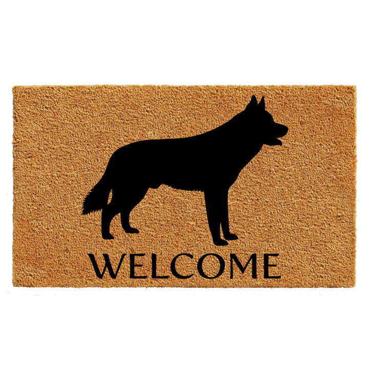 Siberian Husky Doormat 24"x36" / Siberian Husky