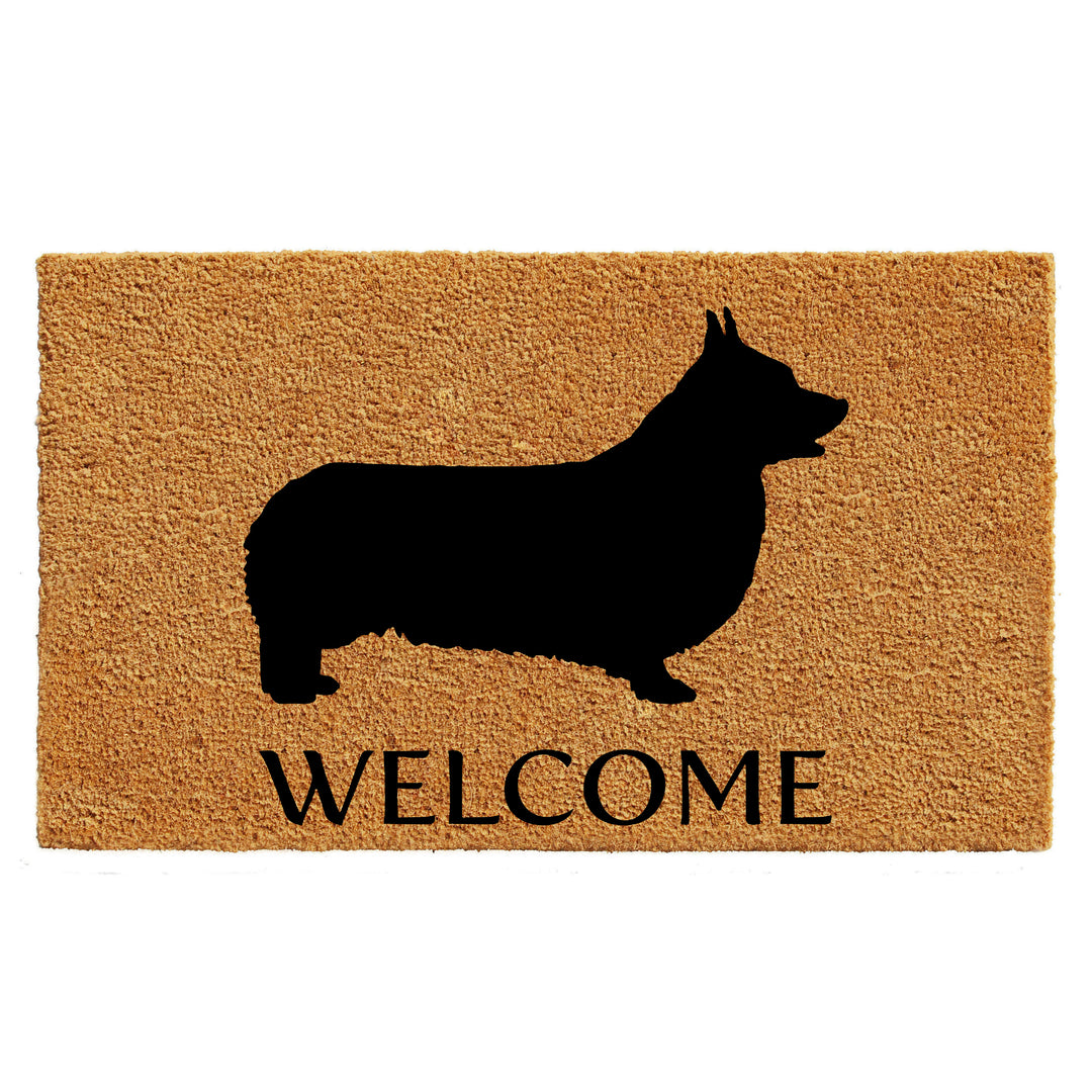 Pembroke Welsh Corgi Doormat 24"x36" / Pembroke Welsh Corgi