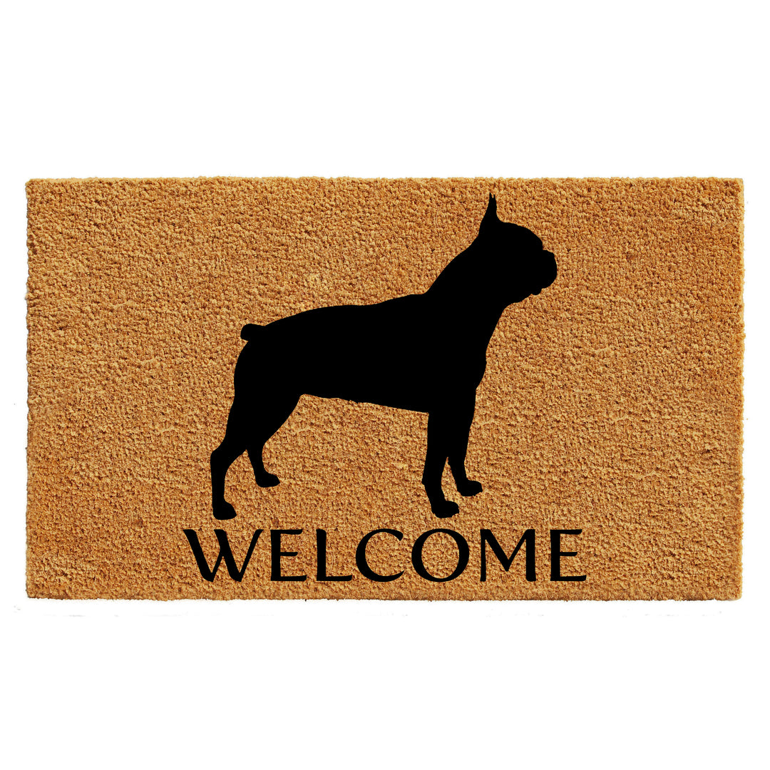 Boston Terrier Doormat 17"x29" / Boston Terrier