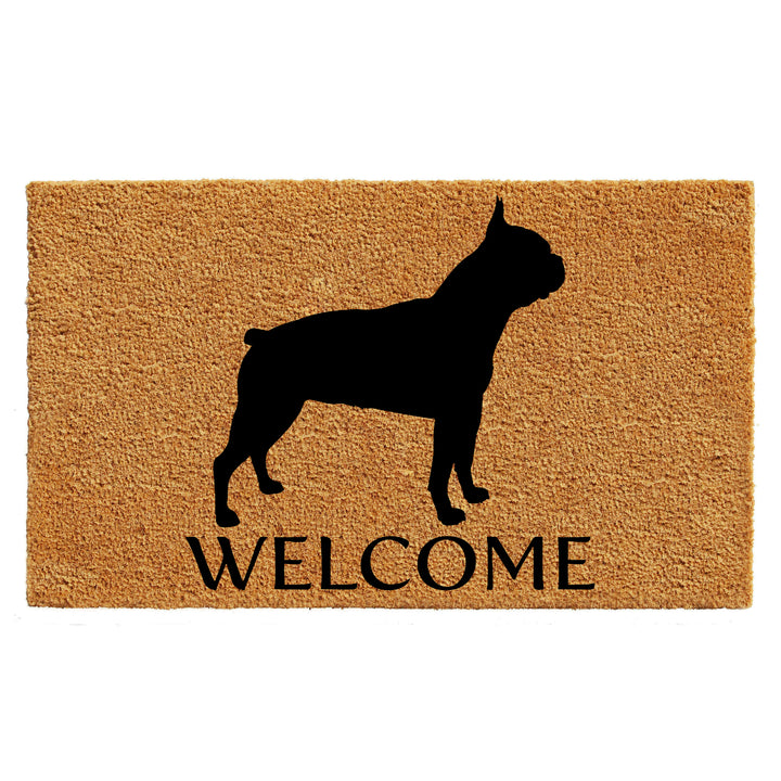 Boston Terrier Doormat 24"x36" / Boston Terrier