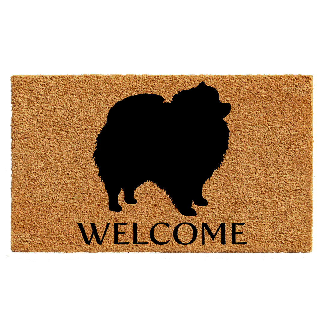 Pomeranian Doormat 24"x36" / Pomeranian