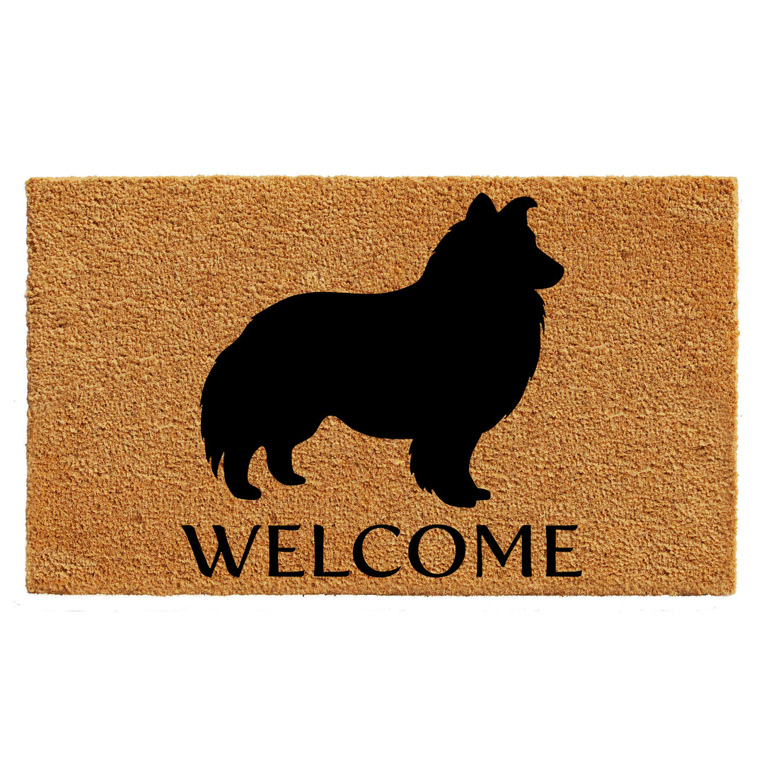 Shetland Sheepdog Doormat 24"x36" / Shetland Sheepdog