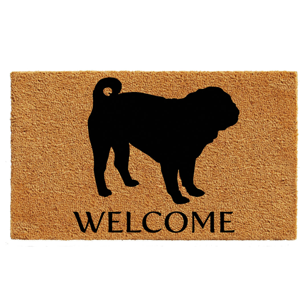 Pug Doormat 24"x36" / Pug