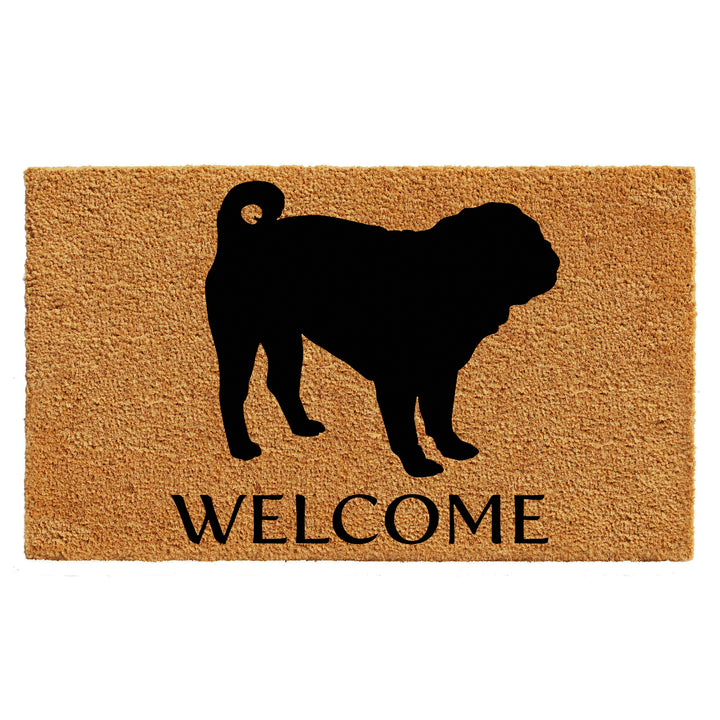 Pug Doormat 24"x36" / Pug