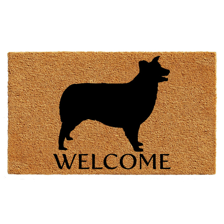 Border Collie Doormat 24"x36" / Border Collie