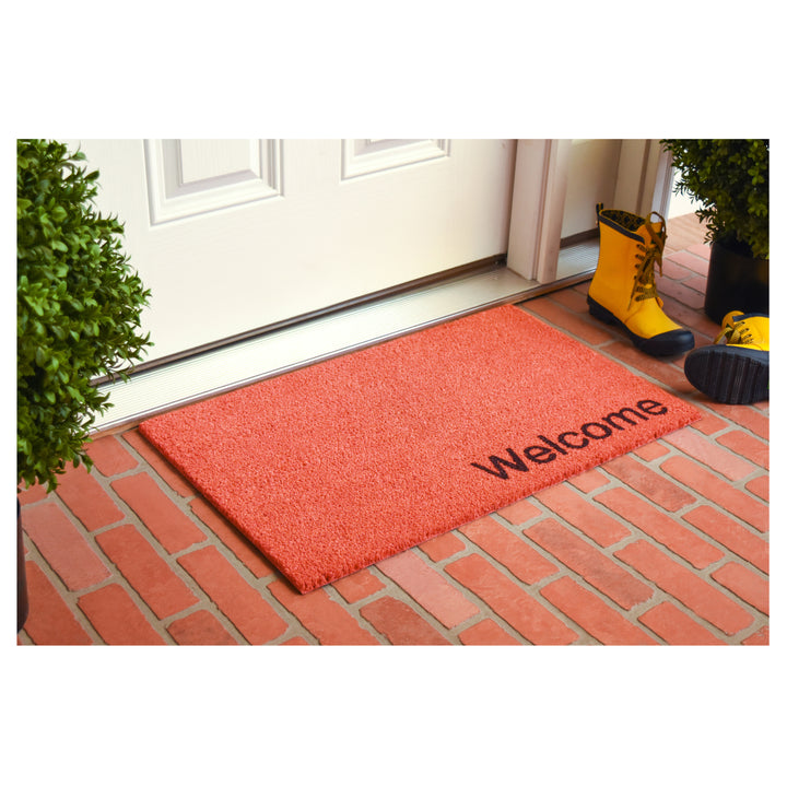 Collins Pink Pastel Welcome Doormat Pink / 24"x36"