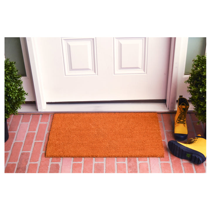 Collins Orange Pastel Doormat Orange / 17"x29"