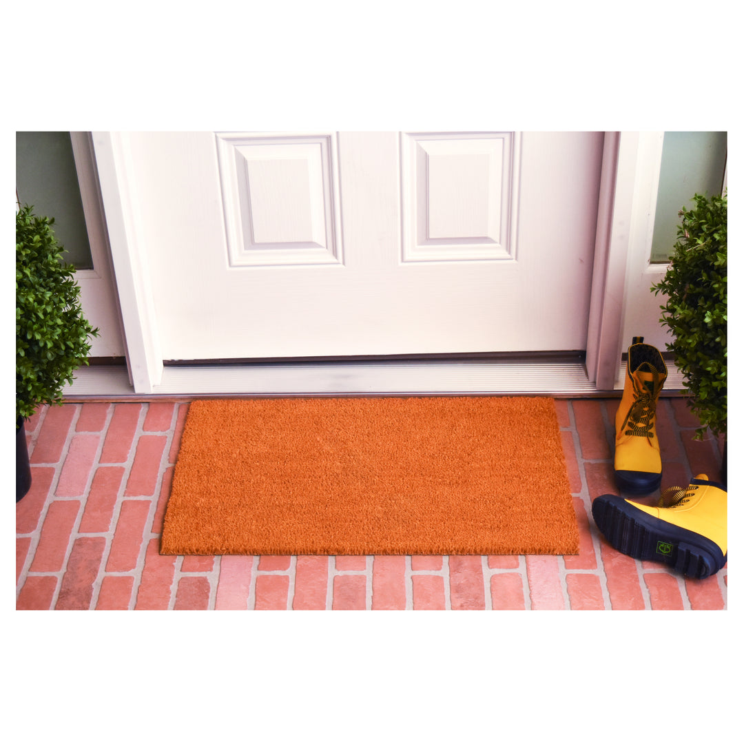Collins Orange Pastel Doormat Orange / 17"x29"