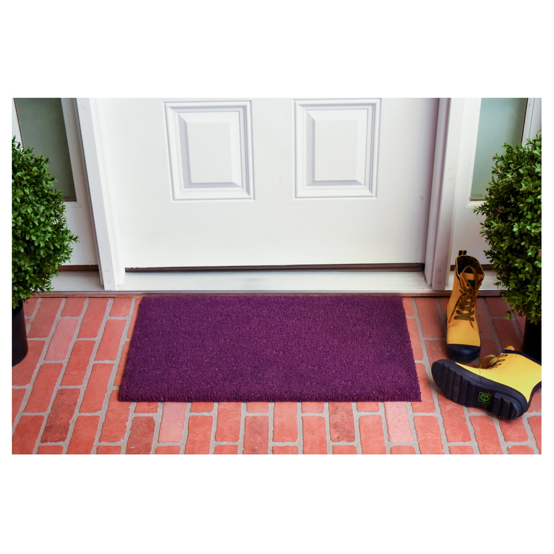 Collins Purple Pastel Doormat Purple / 17"x29"