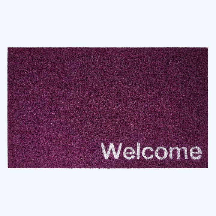 Collins Purple Pastel Welcome Doormat Purple / 24"x36"
