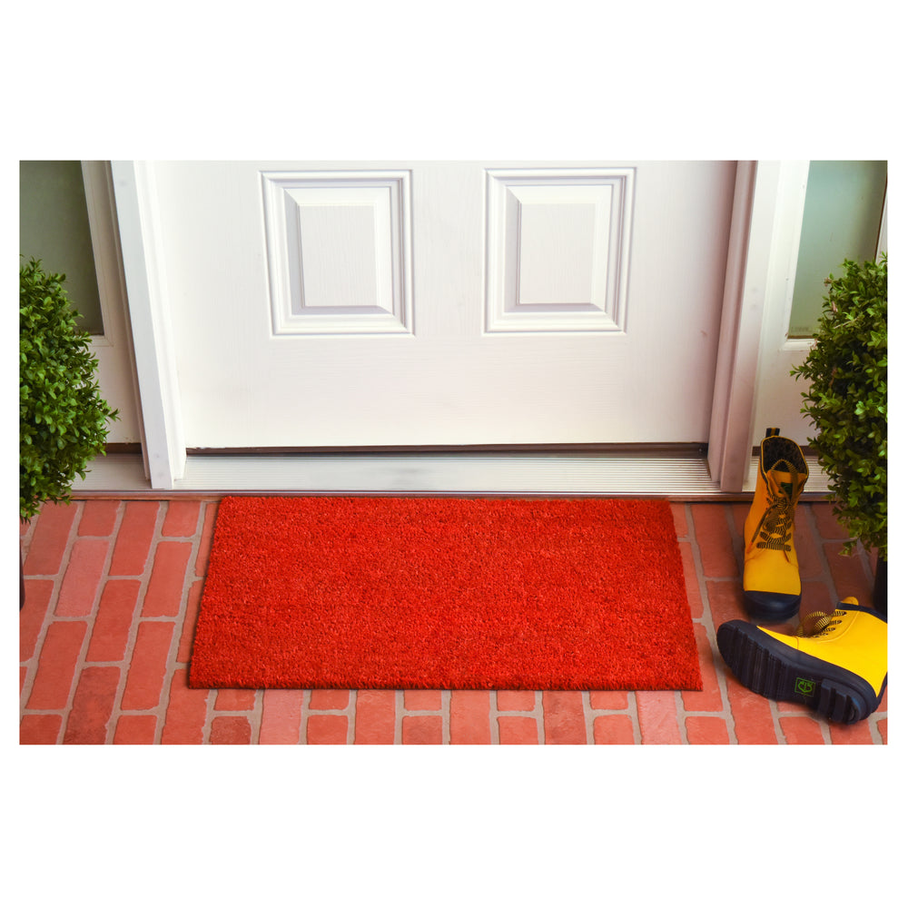 Collins Red Pastel Doormat Red / 24"x36"