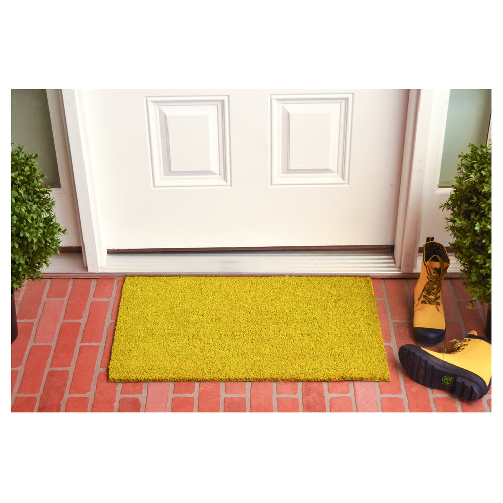 Collins Yellow Pastel Doormat Yellow / 24"x36"