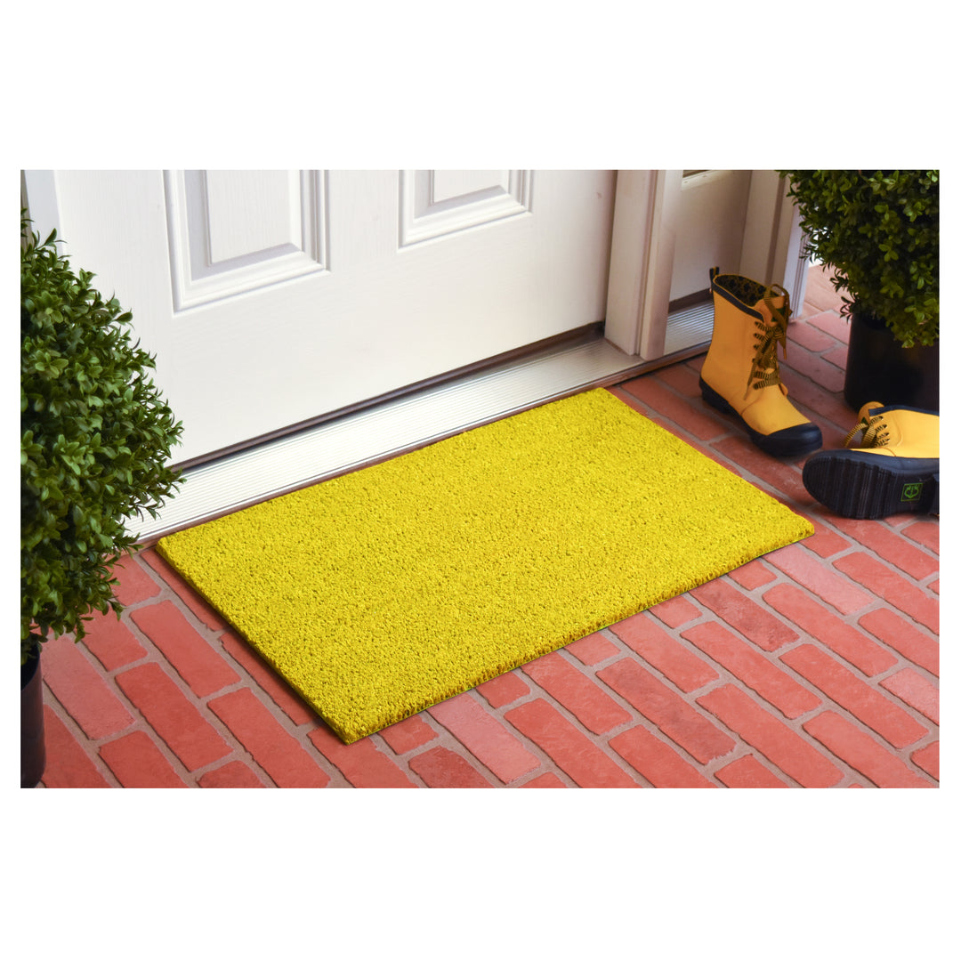 Collins Yellow Pastel Doormat Yellow / 24"x36"