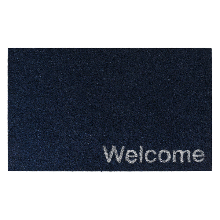 Collins Blue Pastel Welcome Doormat Blue / 17"x29"