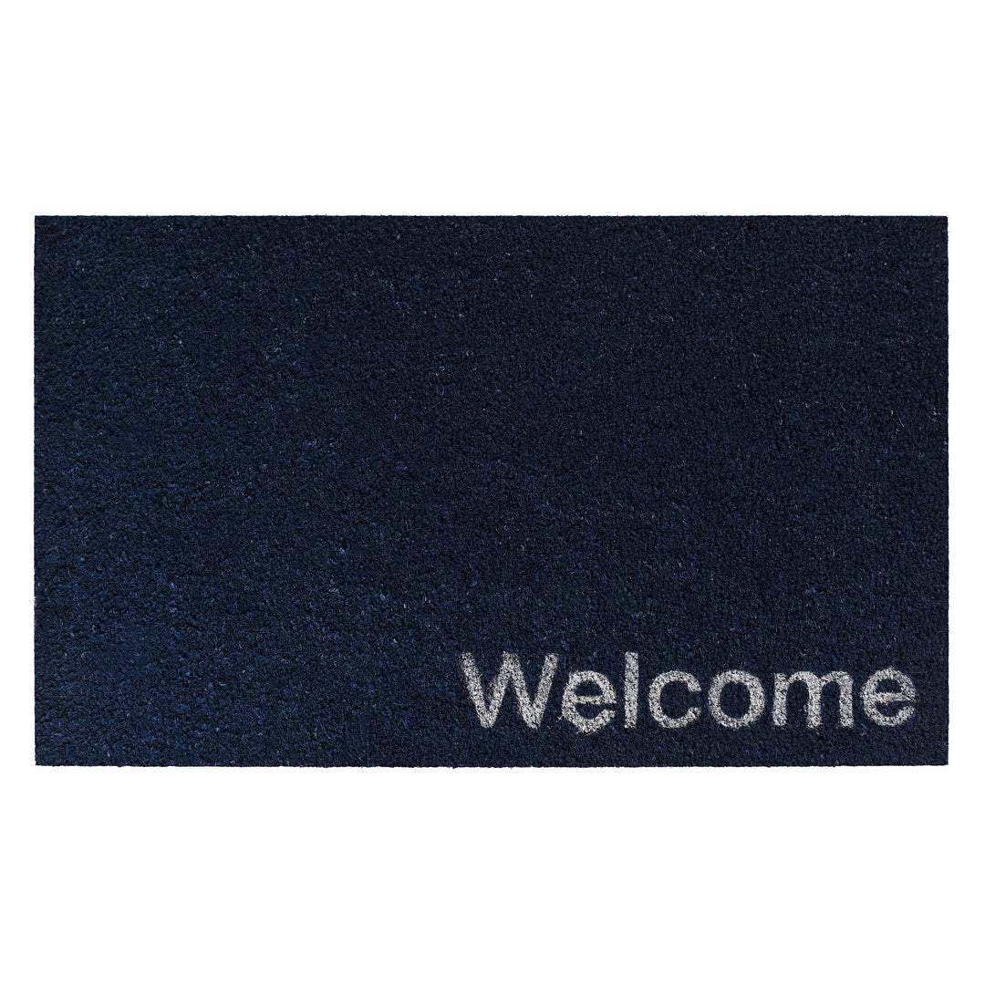 Collins Blue Pastel Welcome Doormat Blue / 24"x36"
