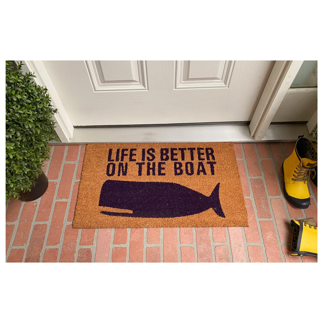 Better on the Boat Doormat 17"x29"