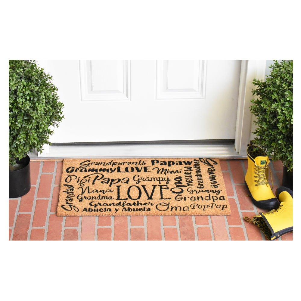 Grandparents Doormat 17"x29"