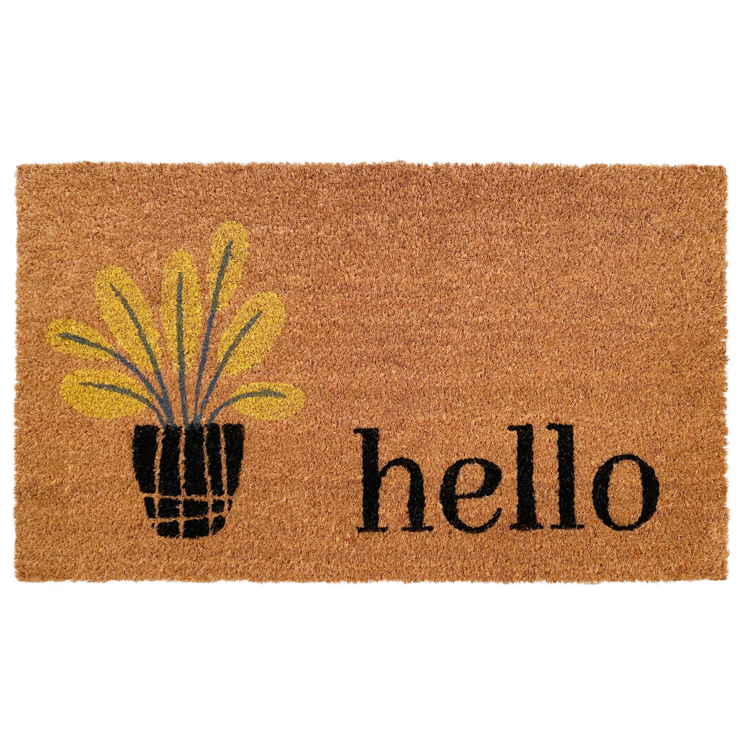 Yellow Bouquet Doormat 17"x29"