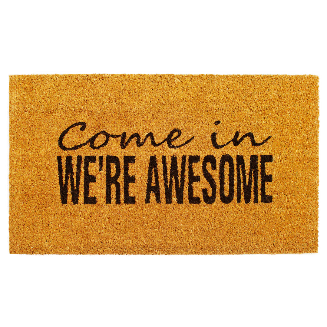 We're Awesome Doormat 17"x29"