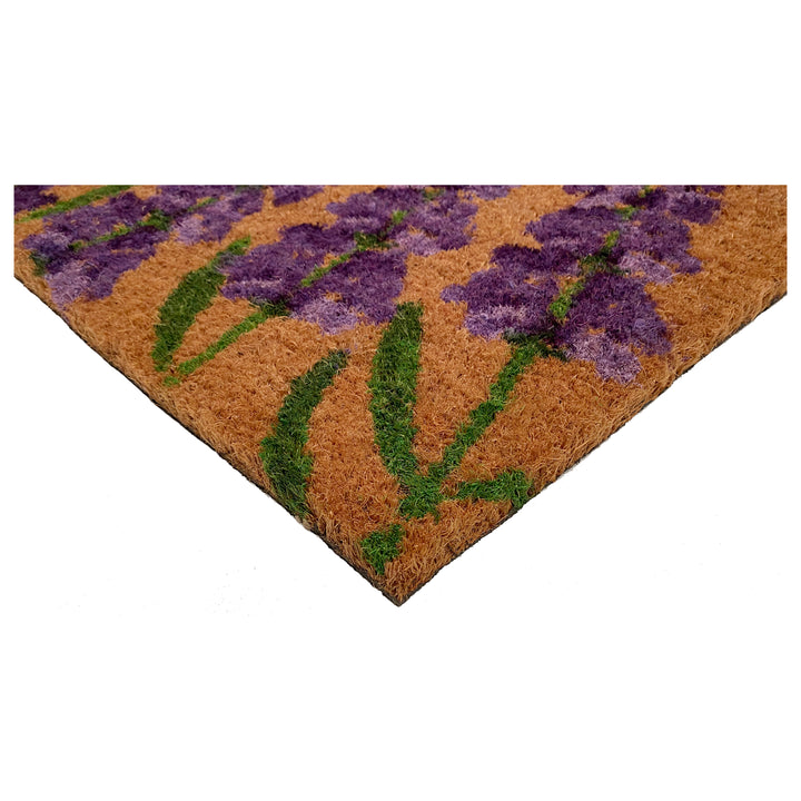 Lavender Hello Doormat 17"x29"