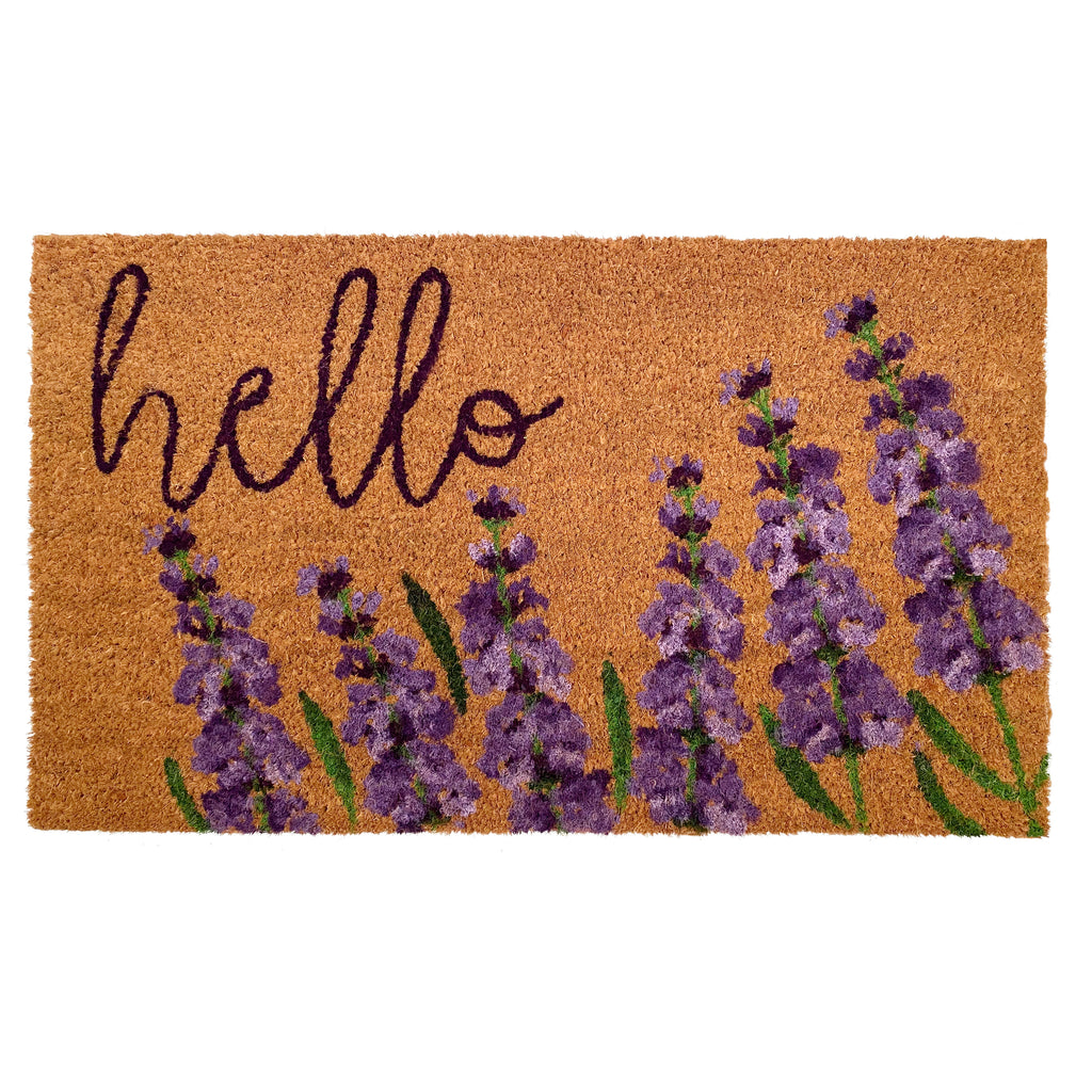 Lavender Hello Doormat – Callowaymills