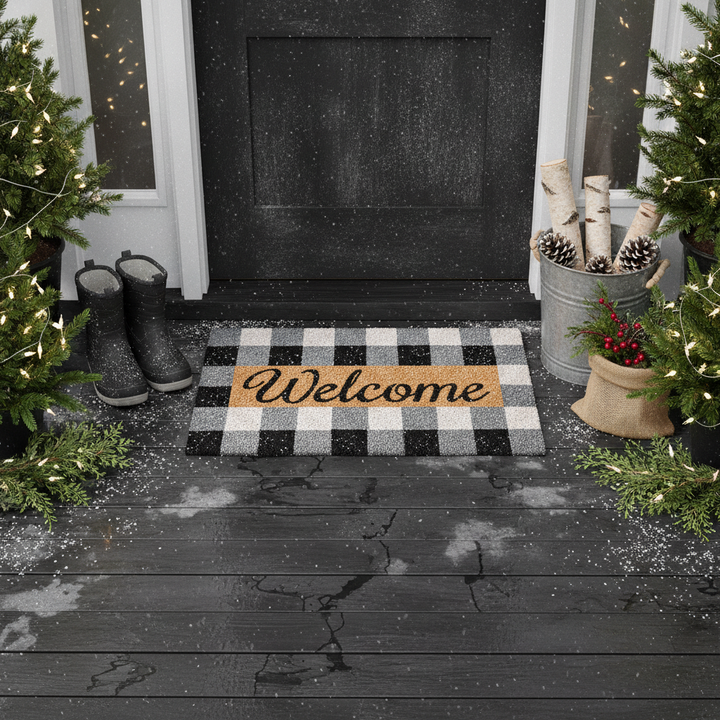 Pretty in Plaid Doormat