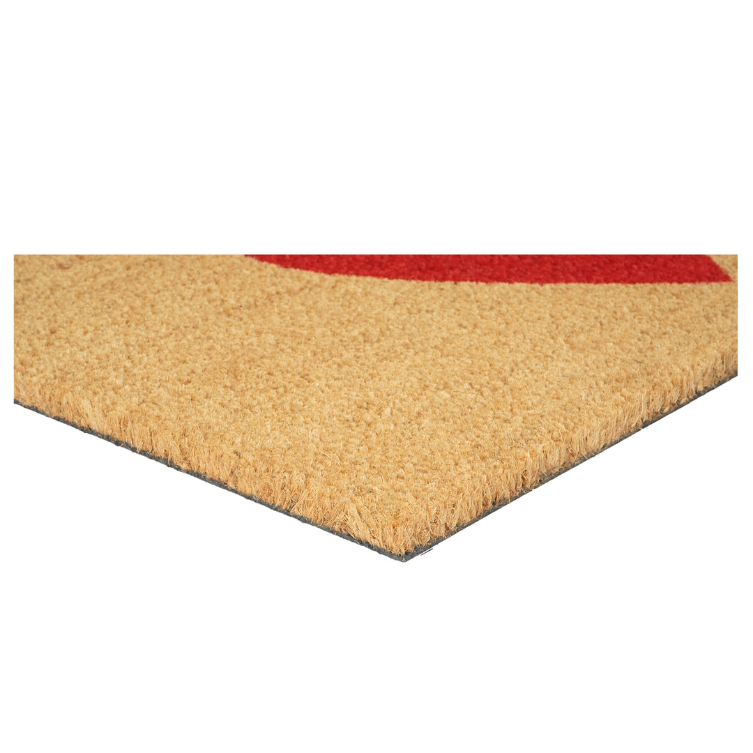 Red Heart Doormat