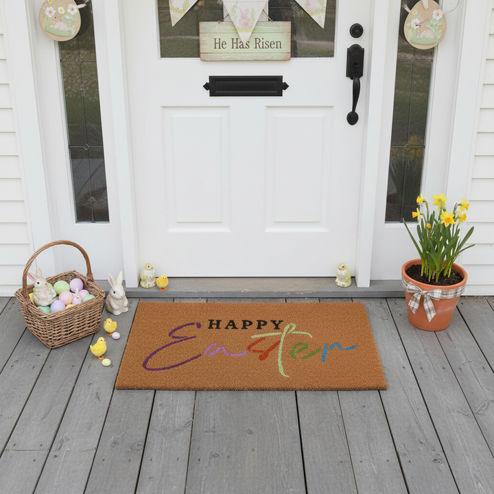 Easter Blessings Doormat